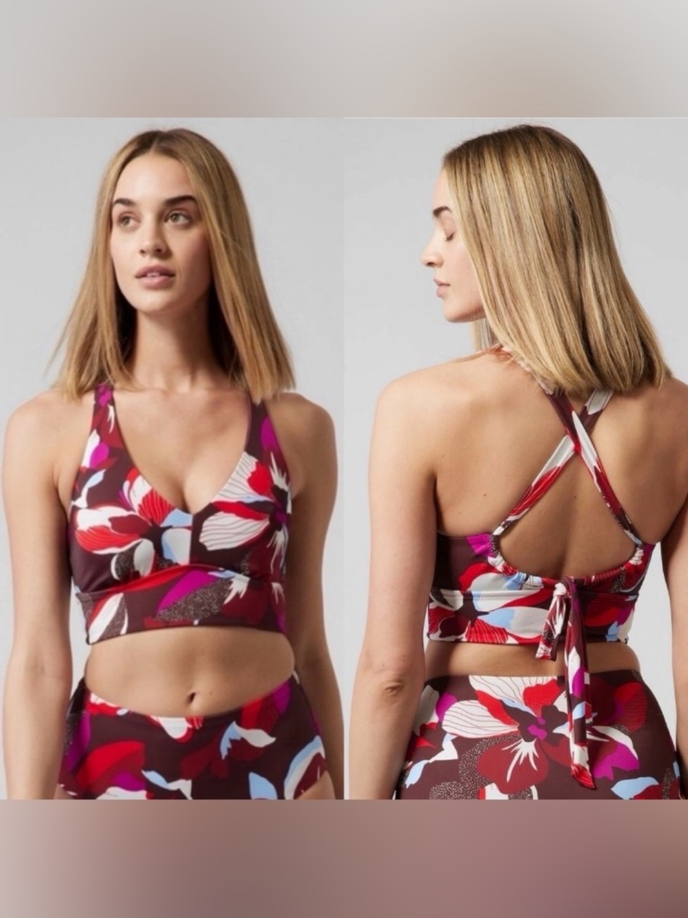 Athleta plunge bikini top